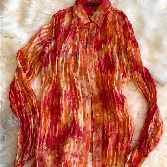 Soft colorful blouse - Picture 2 of 7